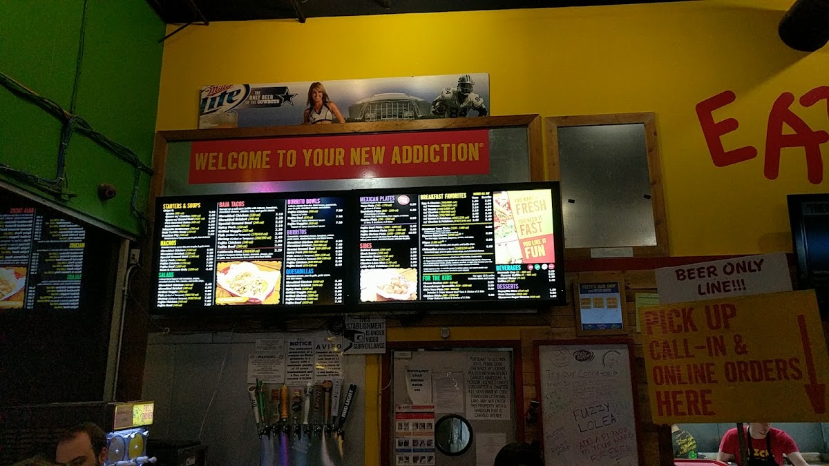Fuzzy's Taco Shop Menu-8